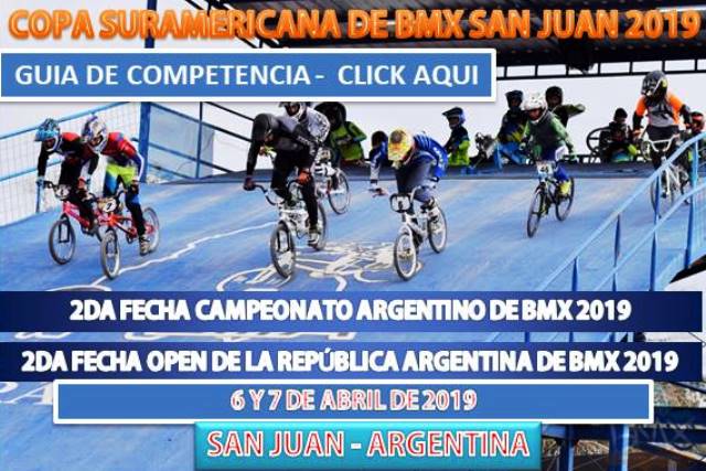 COPA SURAMERICANA SAN JUAN 2019 – GUÍA DE COMPETENCIAS